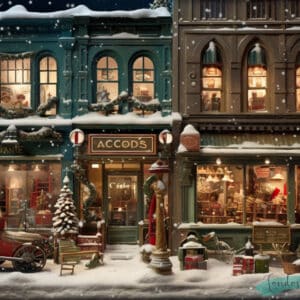 Fondo Navidad Escaparate