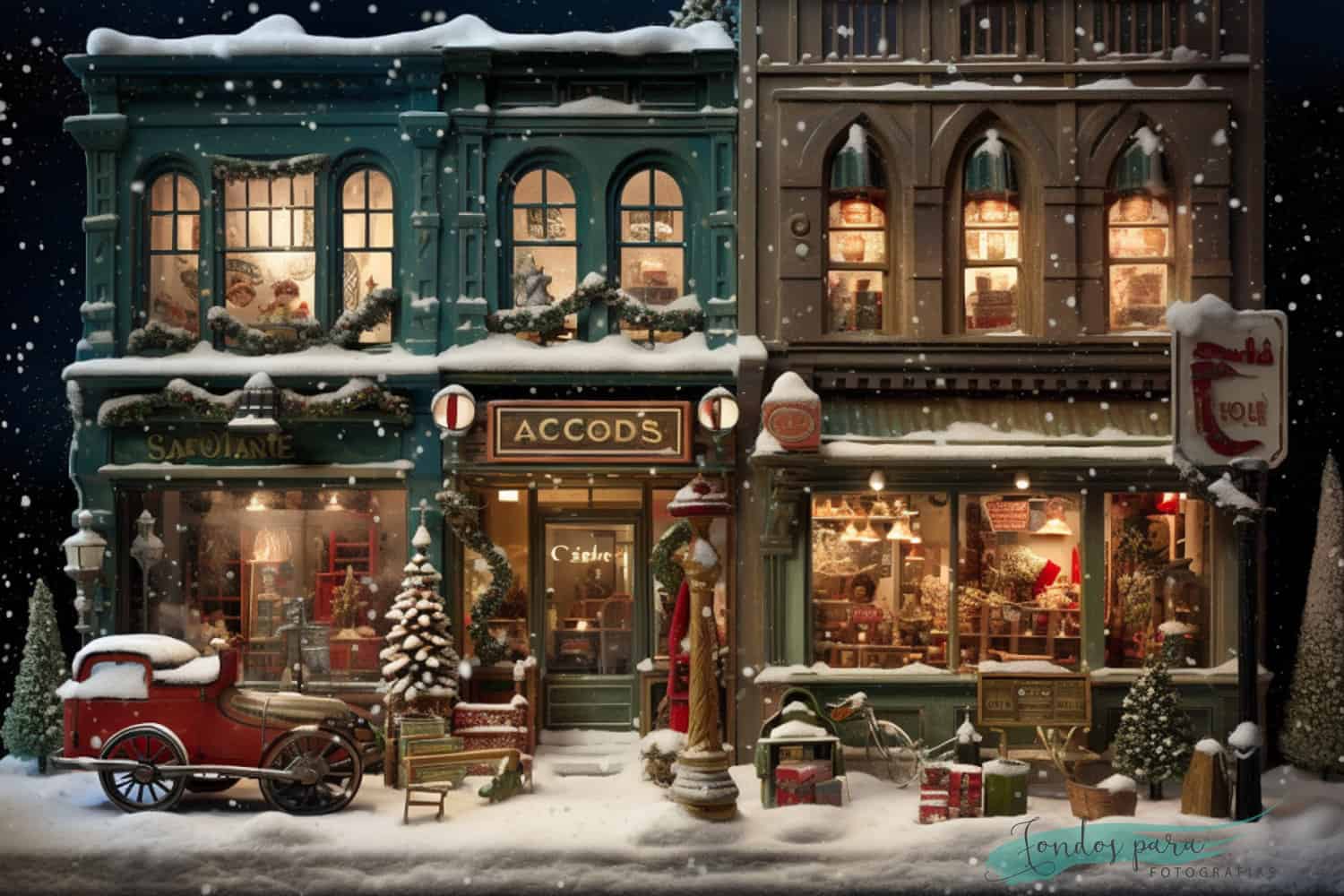 Fondo Navidad Escaparate