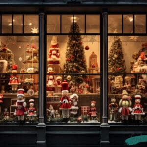 Fondo Navidad Escaparate