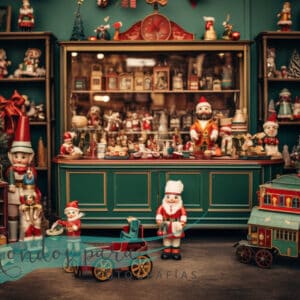Fondo Navidad Juguetería