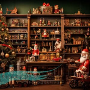 Fondo Navidad Juguetería