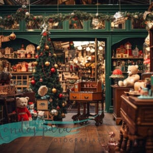 Fondo Navidad Juguetería
