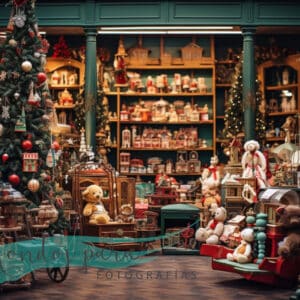 Fondo Navidad Juguetería