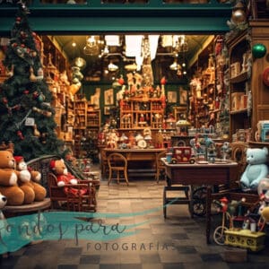 Fondo Navidad Juguetería