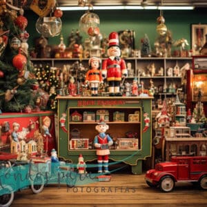 Fondo Navidad Juguetería