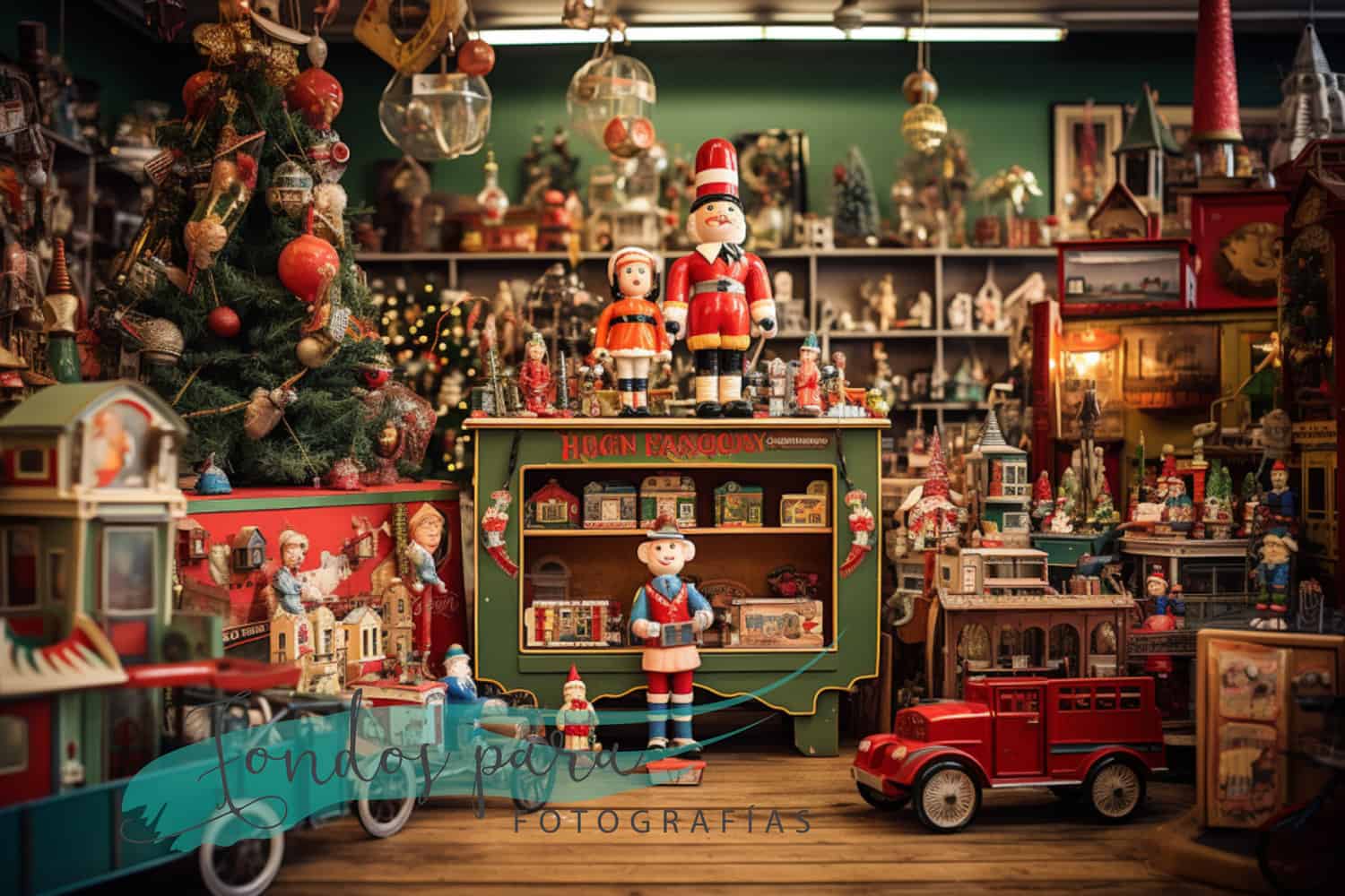 Fondo Navidad Juguetería