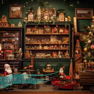 Fondo Navidad Juguetería