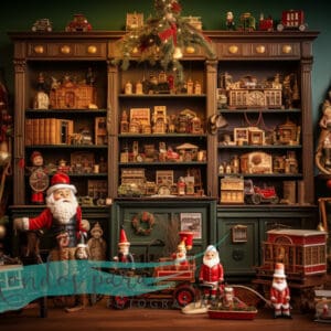 Fondo Navidad Juguetería