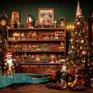 Fondo Navidad Juguetería