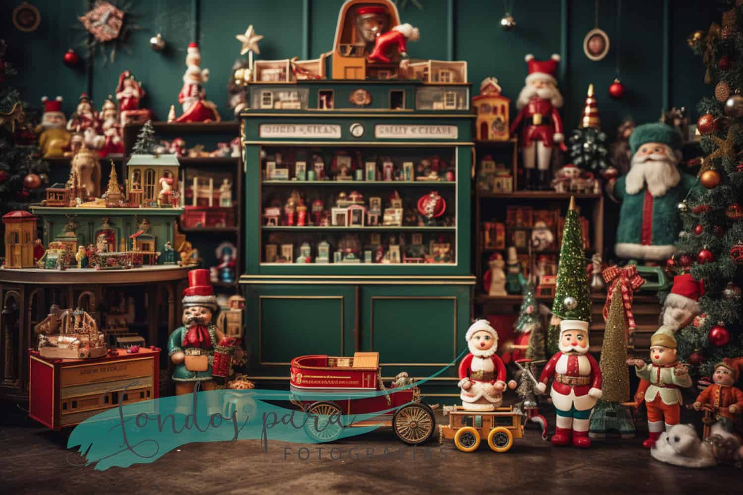 Fondo Navidad Juguetería