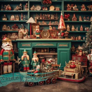 Fondo Navidad Juguetería