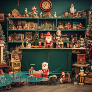 Fondo Navidad Juguetería
