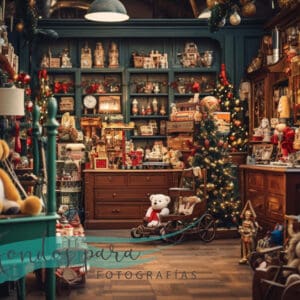 Fondo Navidad Juguetería