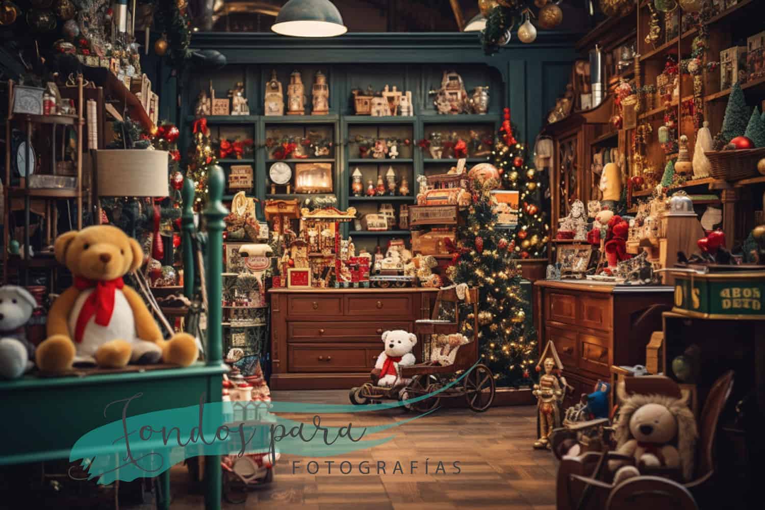 Fondo Navidad Juguetería