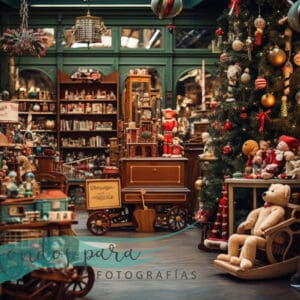 Fondo Navidad Juguetería