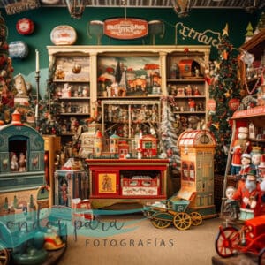 Fondo Navidad Juguetería