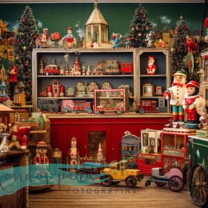 Fondo Navidad Juguetería