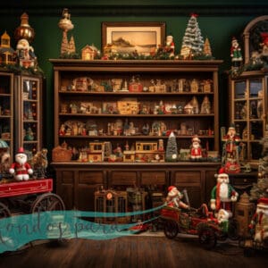 Fondo Navidad Juguetería