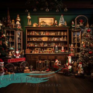 Fondo Navidad Juguetería