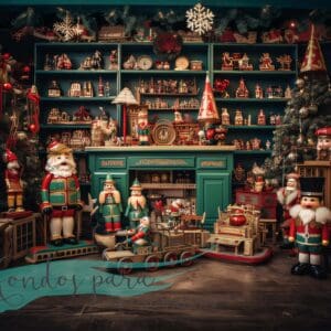 Fondo Navidad Juguetería