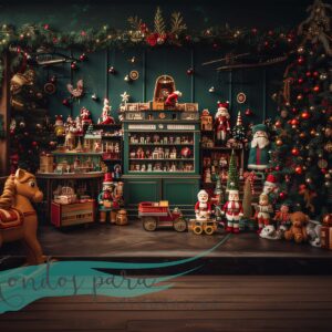 Fondo Navidad Juguetería