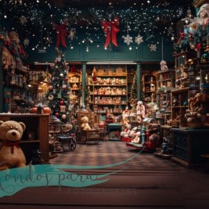Fondo Navidad Juguetería