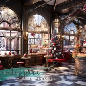 Fondo Navidad Pastelería
