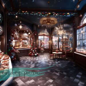 Fondo Navidad Tienda Pastelería