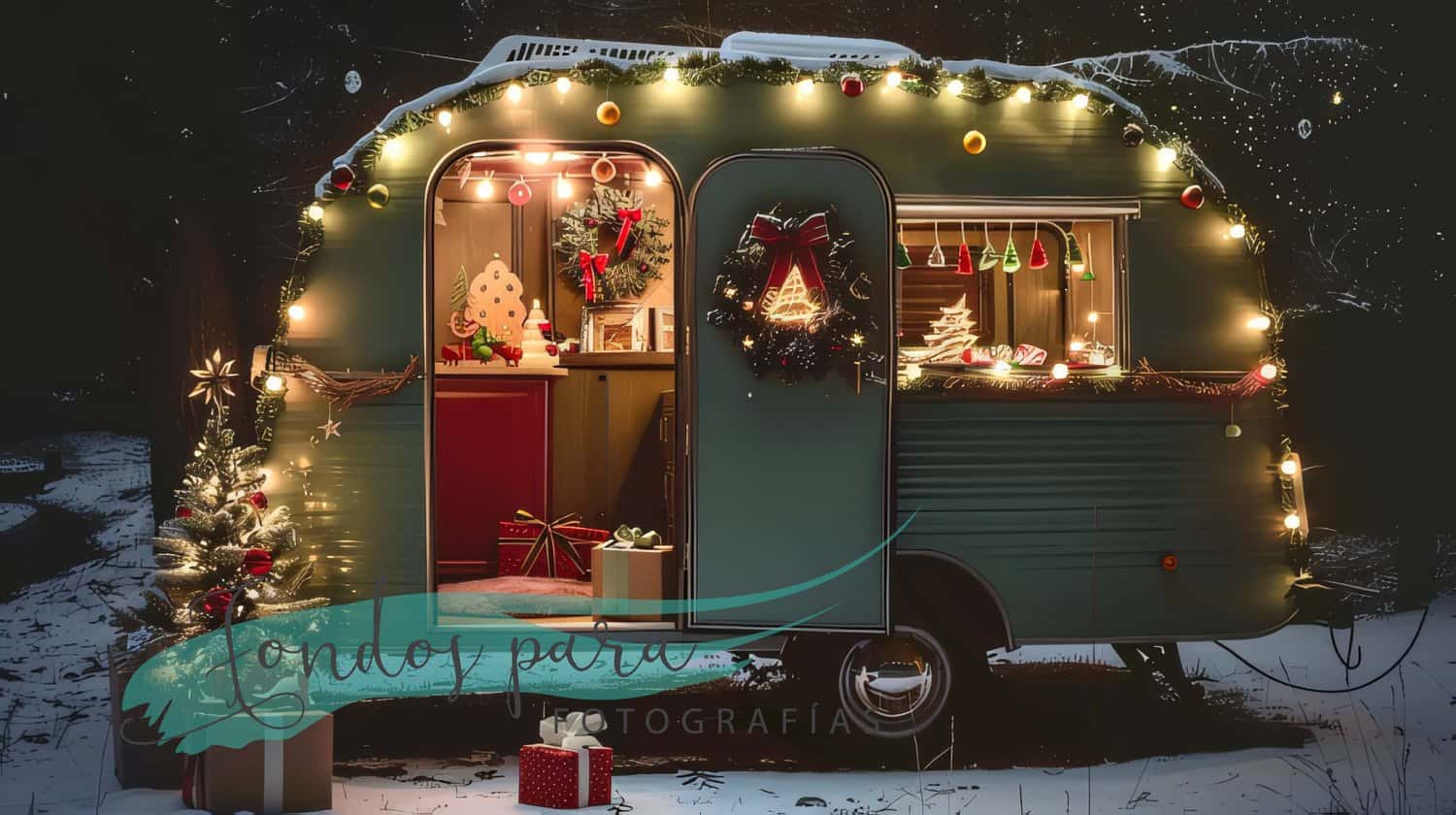 Fondo Navidad Caravana