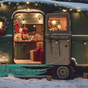Fondo Navidad Caravana