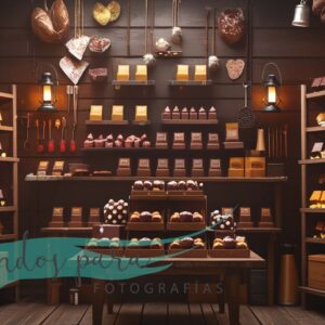 Fondo Navidad  Chocolatería