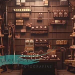 Fondo Navidad Chocolatería